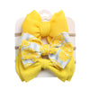 3Pcs/Set Sunflower Cow Print Baby Girls Headband