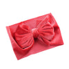 Solid Velvet Baby Bow Winter Headband