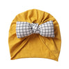 Solid Cotton Baby Turban Hats