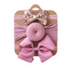 3Pcs/Lot Solid Cute Donuts Wide Baby Boy Girl Headband