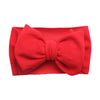 Solid Faux Cashmere Turban Bow Headband