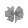 Solid Grosgrain Ribbon Hair Clips