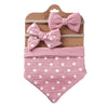 3Pcs/Set Muslin Cotton Baby Bib Headband