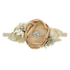 Nylon Floral Pearl Newborns Infant Headband