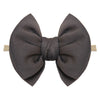 Solid Puff Big Bow Headband