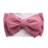 Solid Faux Cashmere Turban Bow Headband