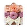 3Pcs/Lot Solid Nylon Newborn Baby Boy Girl Headband