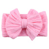 Solid Cable Bow Baby Headband