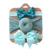 3Pcs/Lot Solid Cute Donuts Wide Baby Boy Girl Headband