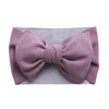 Solid Faux Cashmere Turban Bow Headband