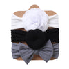 3Pcs/Lot Solid Nylon Newborn Baby Boy Girl Headband