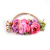 Nylon Floral Pearl Newborns Infant Headband