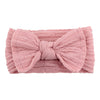 Solid Elastic Bow Baby Headband