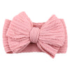 Solid Cable Bow Baby Headband