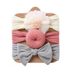 3Pcs/Lot Solid Nylon Newborn Baby Boy Girl Headband