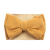 Solid Faux Cashmere Turban Bow Headband