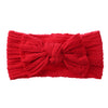 Solid Elastic Bow Baby Headband