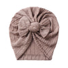 12Pcs/Lot Solid Cotton Knitted Baby Hat