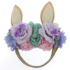 Deer Flower Xmas Newborn Headband