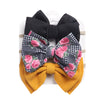 3Pcs/Set Sunflower Cow Print Baby Girls Headband