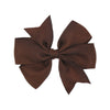 Solid Grosgrain Ribbon Hair Clips