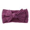 Solid Elastic Bow Baby Headband