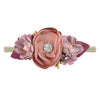 Nylon Floral Pearl Newborns Infant Headband