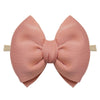 Solid Puff Big Bow Headband