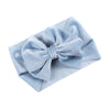 Solid Velvet Baby Bow Winter Headband