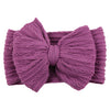 Solid Cable Bow Baby Headband