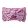 Solid Elastic Bow Baby Headband