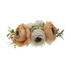 Nylon Floral Pearl Newborns Infant Headband