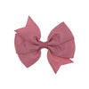 Solid Grosgrain Ribbon Hair Clips