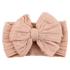 Solid Cable Bow Baby Headband