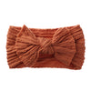 Solid Elastic Bow Baby Headband