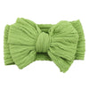 Solid Cable Bow Baby Headband