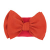 Solid Big Bow Topknot Headband