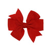 Solid Grosgrain Ribbon Hair Clips