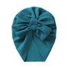 Big Solid Double Bow Knot Soft Bullet Polyester Fabric Turban SS111