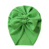 Big Solid Double Bow Knot Soft Bullet Polyester Fabric Turban SS111