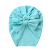 Big Solid Double Bow Knot Soft Bullet Polyester Fabric Turban SS111