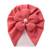 Faux Cashmere Pearl Flower Bow Newbron Baby Turban  SS115