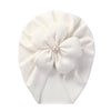 Faux Cashmere Pearl Flower Bow Newbron Baby Turban  SS115