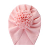 Big Blossom Flower Ribbed Turban Baby Hats