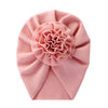 Big Blossom Flower Ribbed Turban Baby Hats