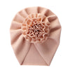 Big Blossom Flower Ribbed Turban Baby Hats