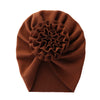 Big Blossom Flower Ribbed Turban Baby Hats