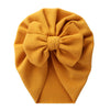 Solid Textured Ribbed Turban Hat