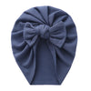 Winter Plain Big Bow New Colors Ribbed Turban SS131