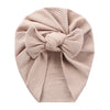 Winter Plain Big Bow New Colors Ribbed Turban SS131